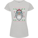 Christmas Viking Funny Thor Odin Valhalla Womens Petite Cut T-Shirt Sports Grey