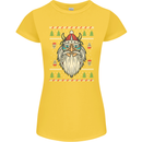 Christmas Viking Funny Thor Odin Valhalla Womens Petite Cut T-Shirt Yellow