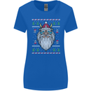 Christmas Viking Funny Thor Odin Valhalla Womens Wider Cut T-Shirt Royal Blue