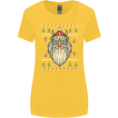 Christmas Viking Funny Thor Odin Valhalla Womens Wider Cut T-Shirt Yellow