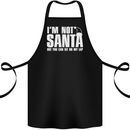 Christmas You Can Sit on My Lap Funny Cotton Apron 100% Organic Black