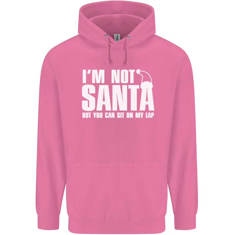 Christmas You Can Sit on My Lap Funny Mens 80% Cotton Hoodie Azelea