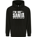 Christmas You Can Sit on My Lap Funny Mens 80% Cotton Hoodie Black
