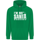 Christmas You Can Sit on My Lap Funny Mens 80% Cotton Hoodie Irish Green