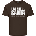 Christmas You Can Sit on My Lap Funny Mens Cotton T-Shirt Tee Top Dark Chocolate
