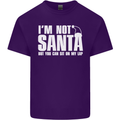 Christmas You Can Sit on My Lap Funny Mens Cotton T-Shirt Tee Top Purple