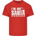Christmas You Can Sit on My Lap Funny Mens Cotton T-Shirt Tee Top Red