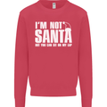 Christmas You Can Sit on My Lap Funny Mens Sweatshirt Jumper Heliconia