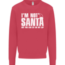 Christmas You Can Sit on My Lap Funny Mens Sweatshirt Jumper Heliconia