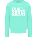 Christmas You Can Sit on My Lap Funny Mens Sweatshirt Jumper Peppermint