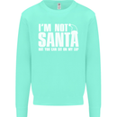 Christmas You Can Sit on My Lap Funny Mens Sweatshirt Jumper Peppermint