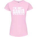 Christmas You Can Sit on My Lap Funny Womens Petite Cut T-Shirt Light Pink