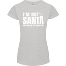 Christmas You Can Sit on My Lap Funny Womens Petite Cut T-Shirt Sports Grey
