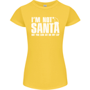 Christmas You Can Sit on My Lap Funny Womens Petite Cut T-Shirt Yellow