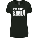 Christmas You Can Sit on My Lap Funny Womens Wider Cut T-Shirt Black