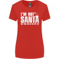 Christmas You Can Sit on My Lap Funny Womens Wider Cut T-Shirt Red