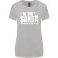 Christmas You Can Sit on My Lap Funny Womens Wider Cut T-Shirt Sports Grey