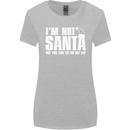 Christmas You Can Sit on My Lap Funny Womens Wider Cut T-Shirt Sports Grey