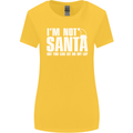 Christmas You Can Sit on My Lap Funny Womens Wider Cut T-Shirt Yellow