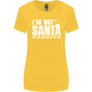 Christmas You Can Sit on My Lap Funny Womens Wider Cut T-Shirt Yellow