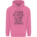 Christmas a Home for Every Shelter Dog Childrens Kids Hoodie Azalea