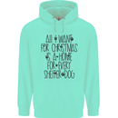 Christmas a Home for Every Shelter Dog Childrens Kids Hoodie Peppermint