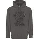 Christmas a Home for Every Shelter Dog Childrens Kids Hoodie Storm Grey
