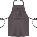 Christmas a Home for Every Shelter Dog Cotton Apron 100% Organic Dark Grey