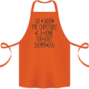 Christmas a Home for Every Shelter Dog Cotton Apron 100% Organic Orange