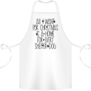 Christmas a Home for Every Shelter Dog Cotton Apron 100% Organic White