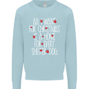 Christmas a Home for Every Shelter Dog Kids Sweatshirt Jumper Light Blue