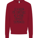 Christmas a Home for Every Shelter Dog Kids Sweatshirt Jumper Red