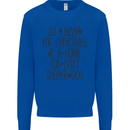 Christmas a Home for Every Shelter Dog Kids Sweatshirt Jumper Royal Blue