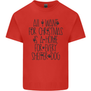 Christmas a Home for Every Shelter Dog Kids T-Shirt Childrens Red