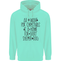 Christmas a Home for Every Shelter Dog Mens 80% Cotton Hoodie Peppermint
