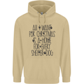 Christmas a Home for Every Shelter Dog Mens 80% Cotton Hoodie Sand