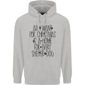 Christmas a Home for Every Shelter Dog Mens 80% Cotton Hoodie Sports Grey