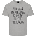 Christmas a Home for Every Shelter Dog Mens Cotton T-Shirt Tee Top Sports Grey