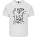 Christmas a Home for Every Shelter Dog Mens Cotton T-Shirt Tee Top White
