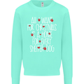 Christmas a Home for Every Shelter Dog Mens Sweatshirt Jumper Peppermint