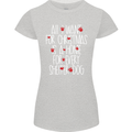 Christmas a Home for Every Shelter Dog Womens Petite Cut T-Shirt Sports Grey