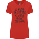 Christmas a Home for Every Shelter Dog Womens Wider Cut T-Shirt Red