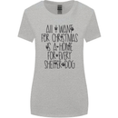 Christmas a Home for Every Shelter Dog Womens Wider Cut T-Shirt Sports Grey