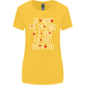 Christmas a Home for Every Shelter Dog Womens Wider Cut T-Shirt Yellow