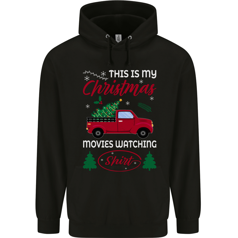 Christmas is Gaming Time Funny Gamer Childrens Kids Hoodie Black