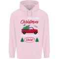 Christmas is Gaming Time Funny Gamer Childrens Kids Hoodie Light Pink