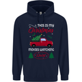 Christmas is Gaming Time Funny Gamer Childrens Kids Hoodie Navy Blue