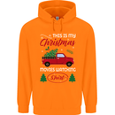Christmas is Gaming Time Funny Gamer Childrens Kids Hoodie Orange