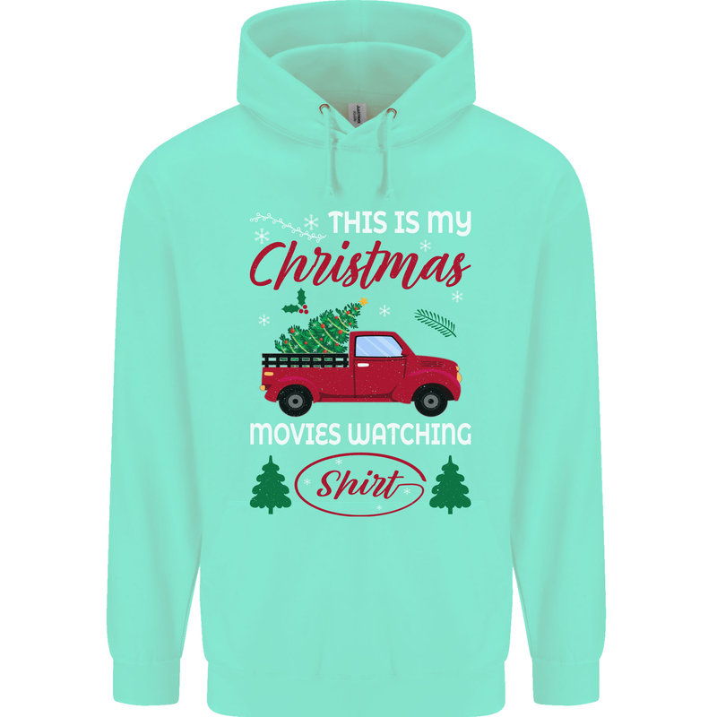 Christmas is Gaming Time Funny Gamer Childrens Kids Hoodie Peppermint