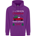 Christmas is Gaming Time Funny Gamer Childrens Kids Hoodie Purple